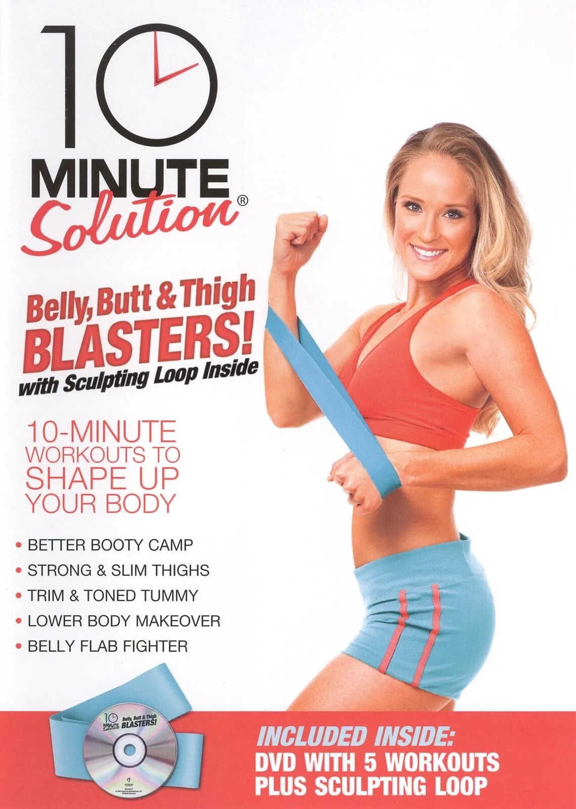 10 Minute Solution: Belly, Butt And Thigh Blasters With Sculpting Loop [DVD]