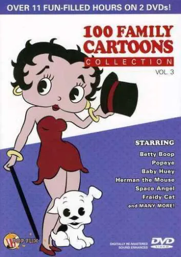 100 Family Cartoons Collection, Vol. 3: Popeye / Betty Boop / Baby Huey / Fraidy Cat / Herman The Mouse / ...