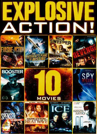 10-Film Explosive Action, Vol. 7: Ed McBain's 87th Precinct: Ice / A Father's Revenge / The Sweeper / The Spy Killer / ...