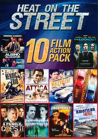 10-Film Heat On The Street Collection: Attica / Once A Thief: Brother Against Brother / Albino Alligator / The Lookout / ...
