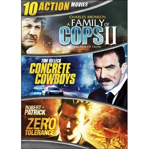 10-Movie Action Collection: Wrong Road / Zero Tolerance / Gunshy / The Rapture / Breach Of Faith: A Family Of Cops II / ...