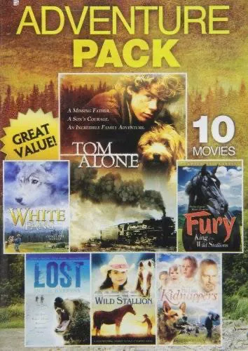 10-Movie Adventure, Vol. 3: Tom Alone / White Fang / Fury / Lost In The Barrens / The Wild Stallion / Little Kidnappers / ...