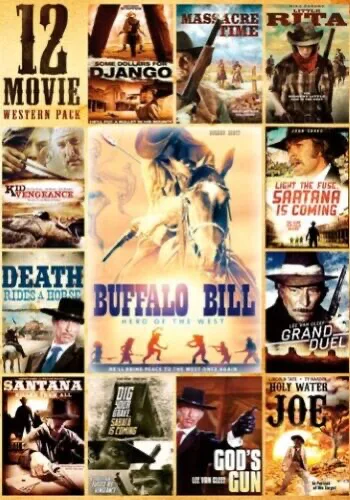 12-Movie Western Pack: Massacre Time / Some Dollars For Django / Little Rita / Light The Fuse: Sartana Is Coming / ...