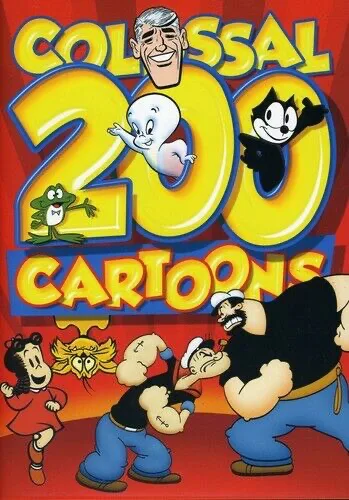 200 Colossal Cartoons: Popeye / Felix The Cat / Casper The Friendly Ghost / Gumby / Little Lulu / Wizard Of Oz / ...