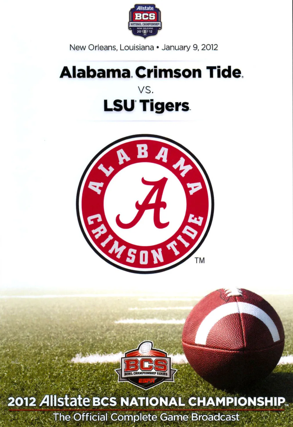 2012 Allstate BCS National Championship Game