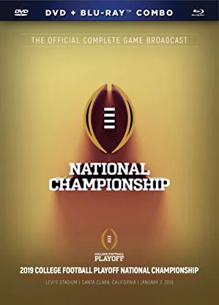 2019 College Foootball Playoff National Championship (2019) [Blu-ray/DVD]