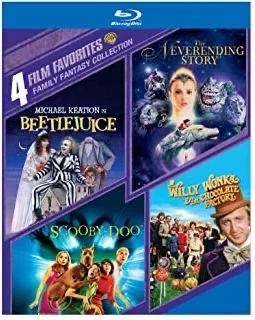 4 Film Favorites: Family Fantasy Collection: Beetlejuice / The Neverending Story / Scooby-Doo / Willy Wonka & The ...