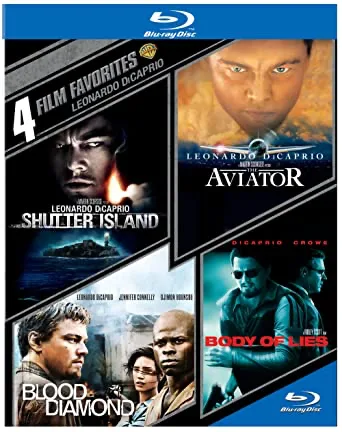 4 Film Favorites: Leonardo DiCaprio [Blu-ray]