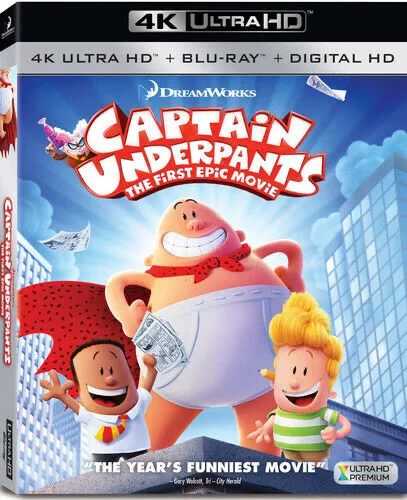 Captain Underpants: The First Epic Movie (2017) [4K/Blu-ray]