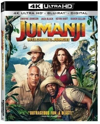 Jumanji: Welcome To The Jungle (2017) [4K/Blu-ray]